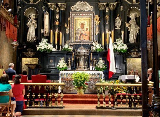 Santuário de Częstochowa virgem Polônia