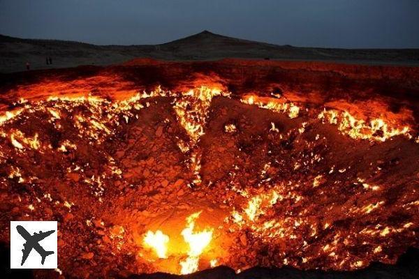 A Porta do Inferno no Turquemenistão, o resultado de um erro científico