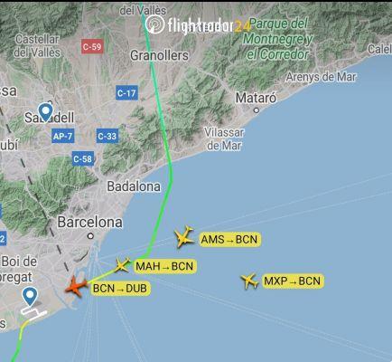 Volo Barcellona Dublino