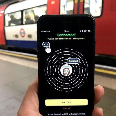 Aplicativo Tubechat metrô de Londres