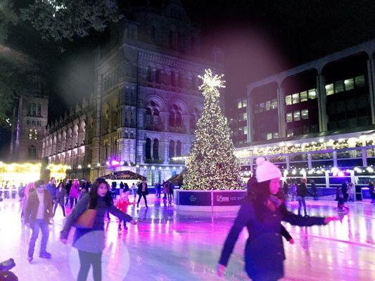 tour de patinage sur glace de Londres Noël