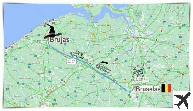 Comment aller de Bruxelles à Bruges