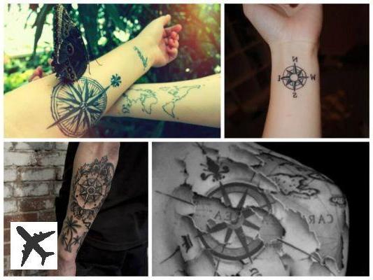 ¡40 tatuajes de viaje que traen recuerdos!