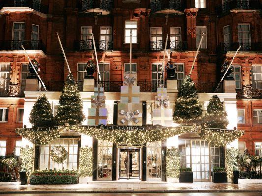 Hôtel Claridges de Noël à Londres