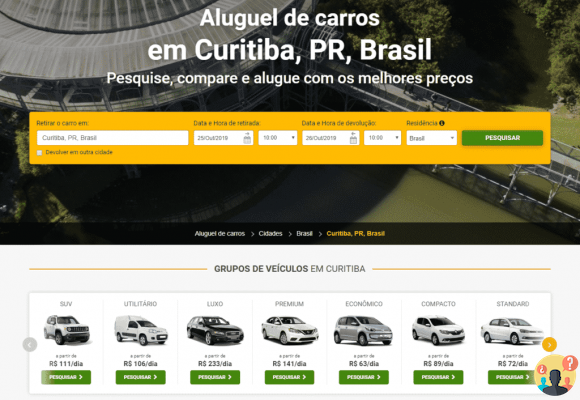 Location de voiture à Curitiba – Comment obtenir de bons prix ?