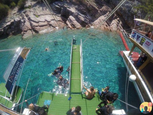 Plongée sous-marine à Fethiye