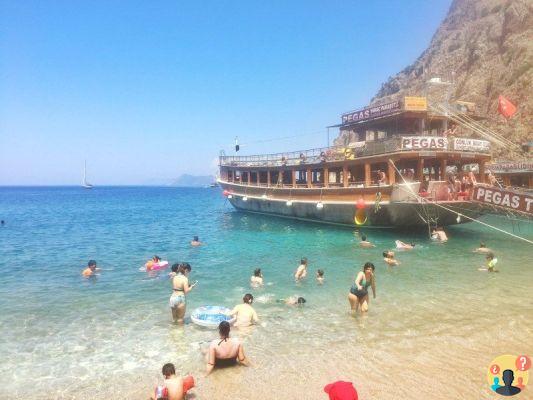 Paseo en barco en Öludeniz en Turquía