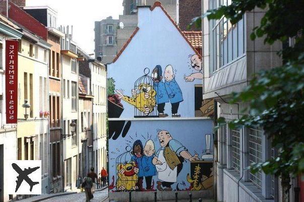 Le parcours BD de Bruxelles, une promenade au fil des fresques murales