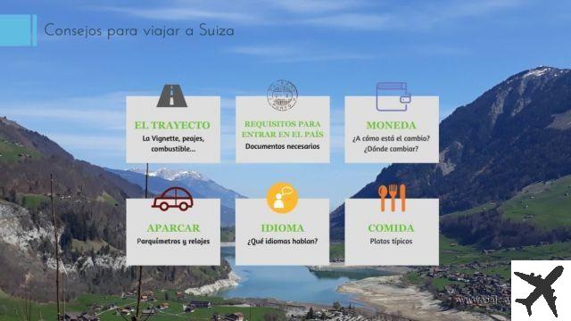 Consejos para viajar suiza