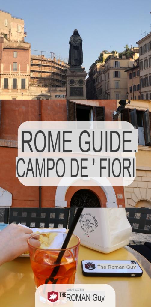 Guide du quartier Campo de’ Fiori à Rome