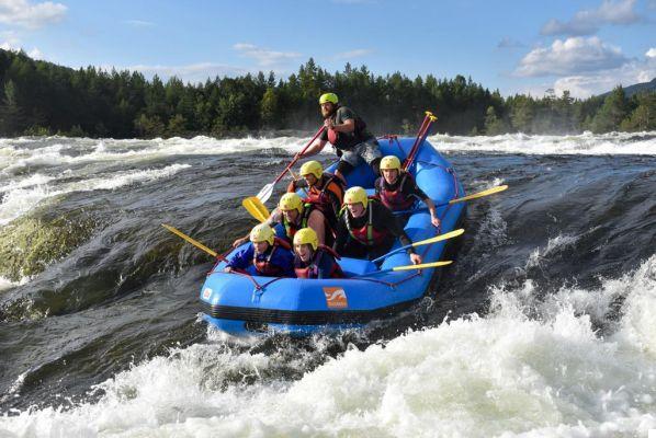 Rafting en Norvège