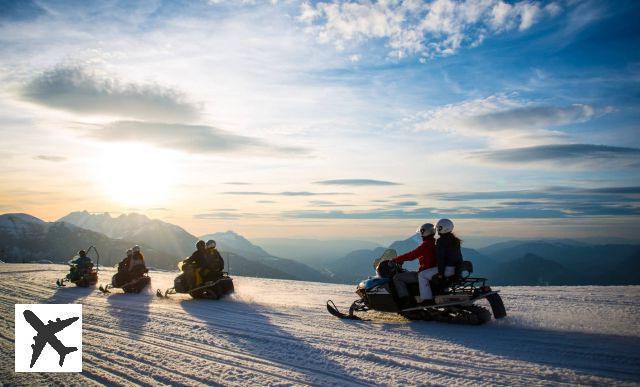 10 endroits où faire de la motoneige dans les Alpes