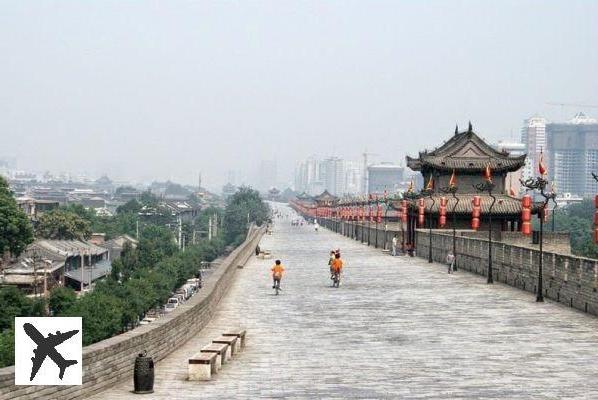 Les remparts de la cité de Xi’an en Chine