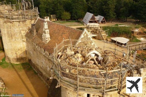 Visite du château médiéval de Guédelon, en construction depuis 20 ans