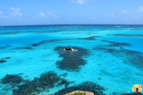 Isla de Providencia en el Caribe colombiano