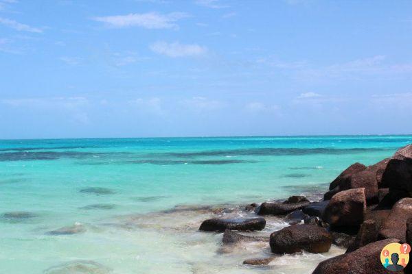 Isla de Providencia en el Caribe colombiano