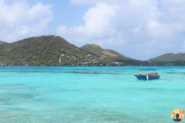 Isla de Providencia en el Caribe colombiano