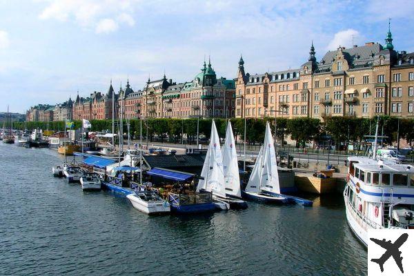 Do porto de Estocolmo ao centro da cidade
